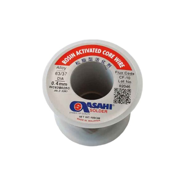 سیم لحیم آساهی 100 گرم ASAHI 100g 0.4mm (اصلی)