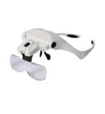 ذره بین عینکی 5 لنز چراغ دار مدل 9892B2