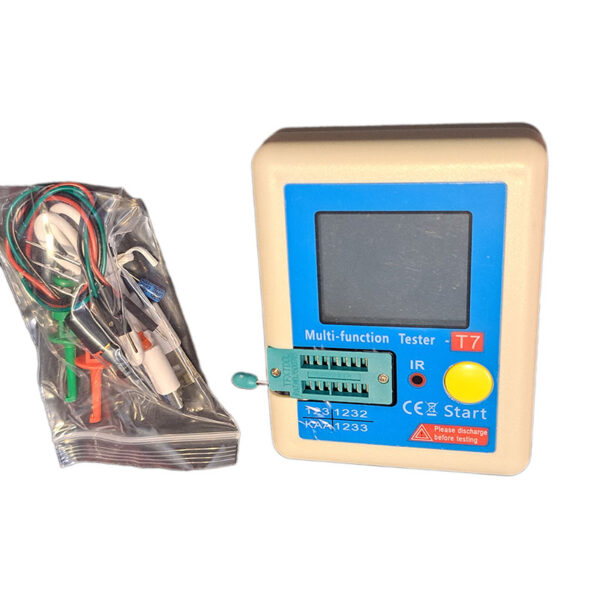 تستر قطعات الکترونیکی (+دیکودر IR ریموت) LCR-T7