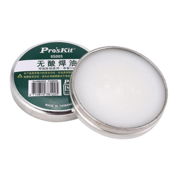 روغن لحیم 50 گرمی پروسکیت مدل ProsKit 8S005 (اصل تایوان)