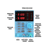 منبع تغذیه 30 ولت 5 آمپر سانشاین مدل Sunshine P-3005A