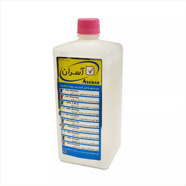 الکل و حلال فلکس با مکمل آسران مدل ASERAN P-1000-ISO Alcohol درب صورتی (حجم 1 لیتر)