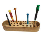 جا پیچ گوشتی و ابزار چوبی سایز کوچک (تنوع رنگ)