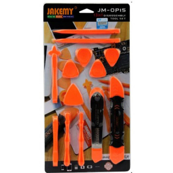 ست اسپاتول و قاب باز کن 13 تکه Jakemy JM-OP15