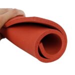 پد سیلیکون قرمز دستگاه گلس (لمینت) 0.8 میلیمتر