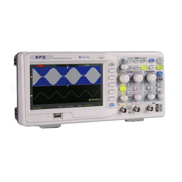 اسیلوسکوپ 70MHz دو کاناله جی‌پی‌اس مدل GPS-1072B Plus