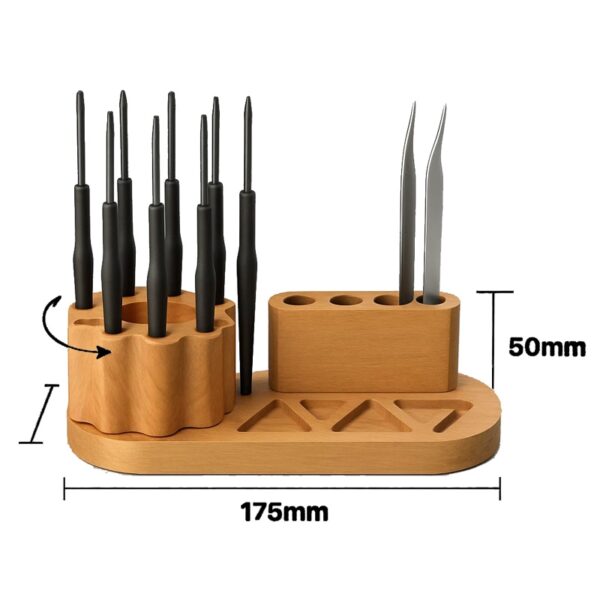 استند ابزار چوبی چرخشی