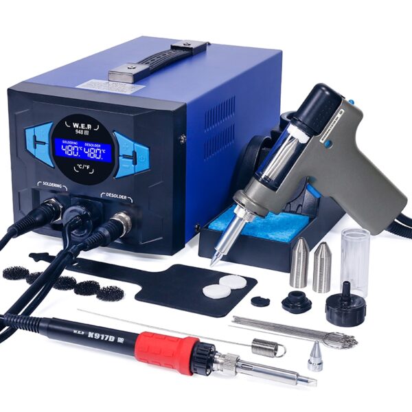 دستگاه دوکاره هویه و قلع کش برقی WEP 948-III