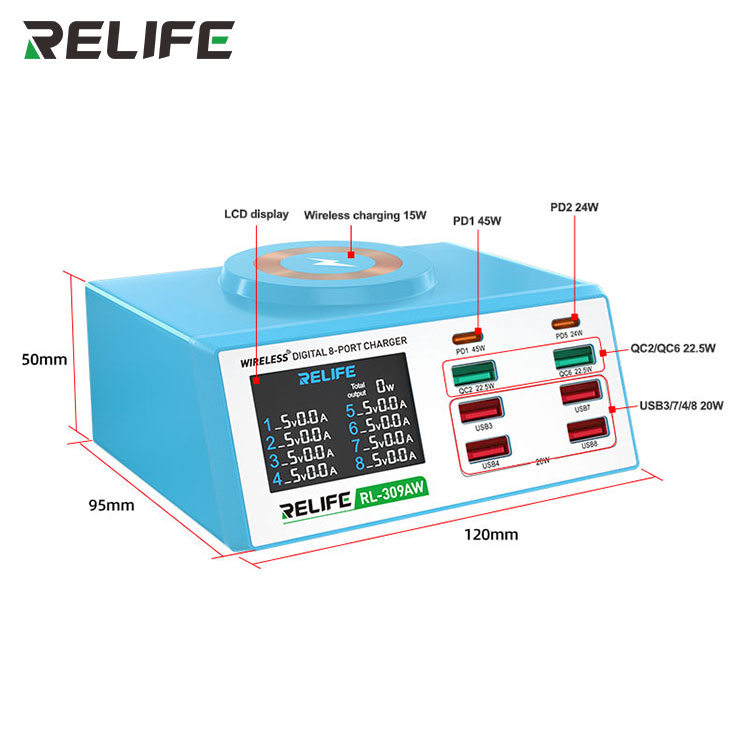 مولتی شارژر RELIFE RL-309AW - Image 3
