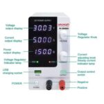 منبع تغذیه سوئیچینگ یاکسان مدل YAXUN YX-305DS - Image 2