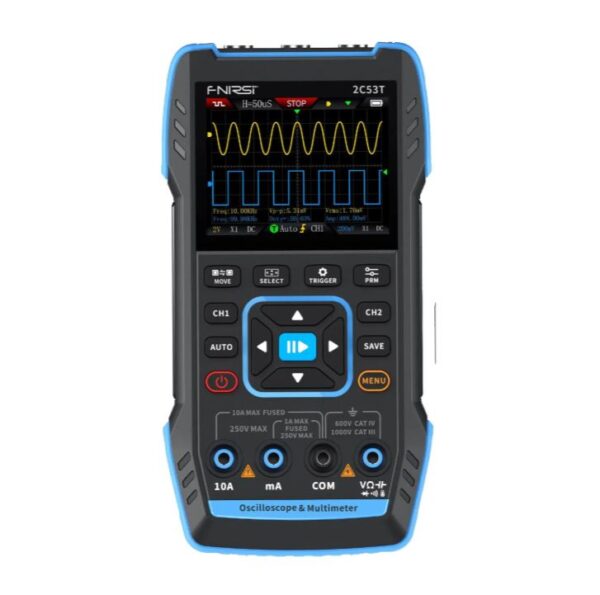 اسیلوسکوپ دستی 3 کاره FNIRSI 2C53T