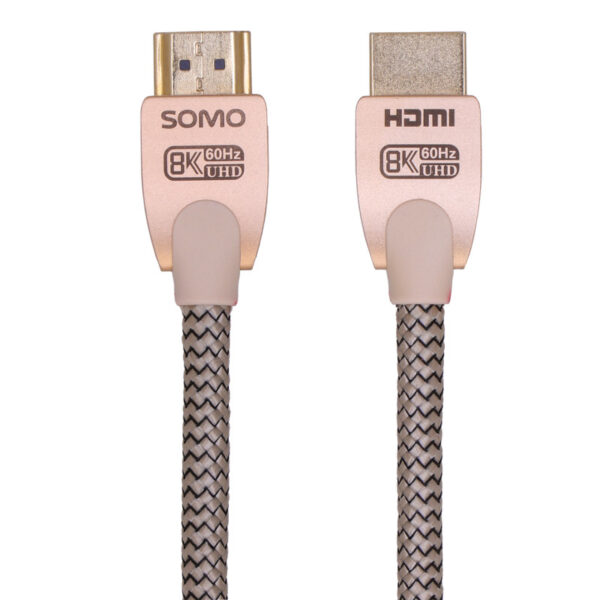 کابل HDMI سومو مدل SOMO SH8201 (نسخه 2.1 کیفیت 8K طول 1.2متر)