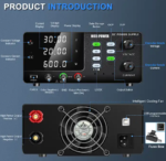 منبع تغذیه آزمایشگاهی متغیر 30V 20A نایس پاور Nice-Power R-SPS3020S-USB - Image 4