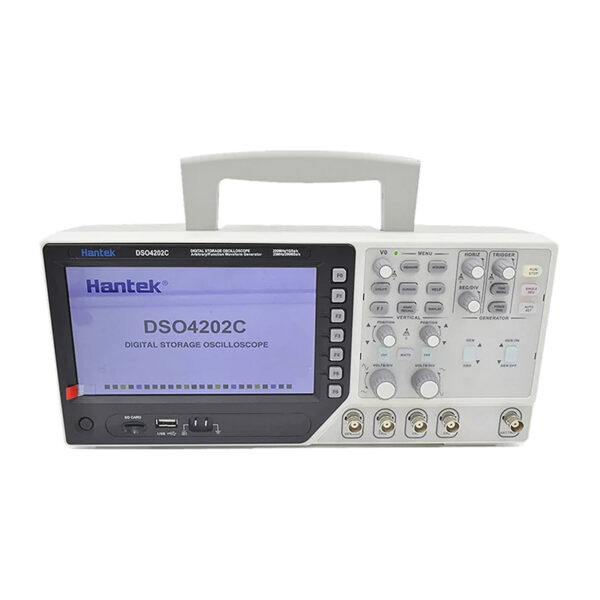 اسیلوسکوپ 200 مگاهرتز 2 کاناله فانکشن دار هانتک مدل Hantek DSO4202C