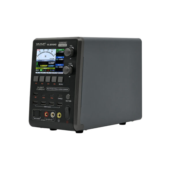 منبع تغذیه 30 ولت 10 آمپر صفحه گرافیکی YAXUN YX-3010AD